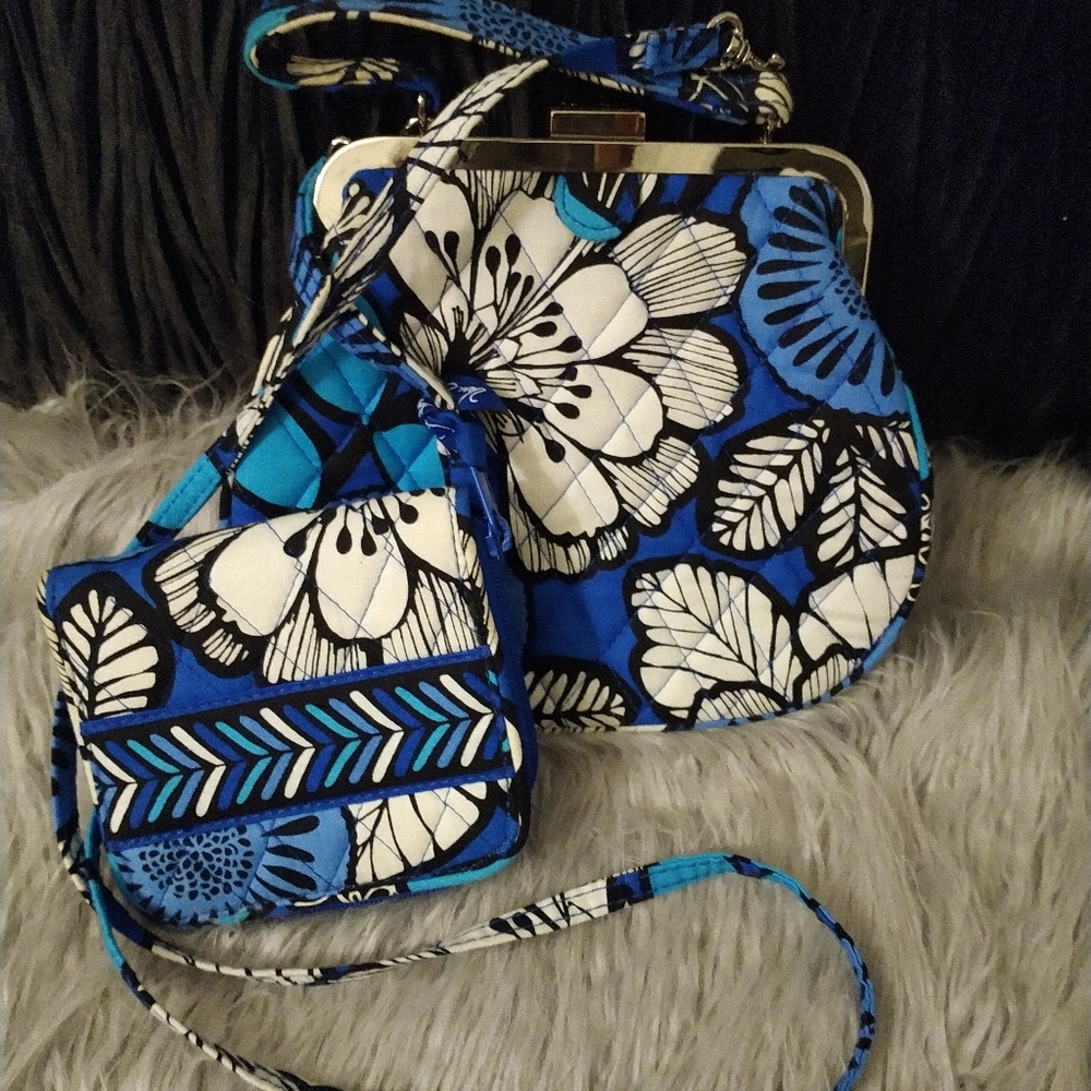 New Vera Bradley Purse with Matching Wallet